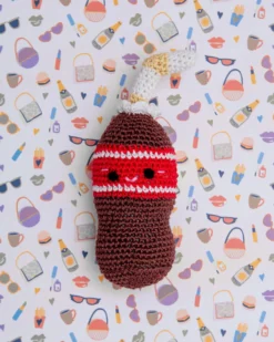 KNIT KNACKS Soda Pop Bottle Organic Cotton Dog Toy