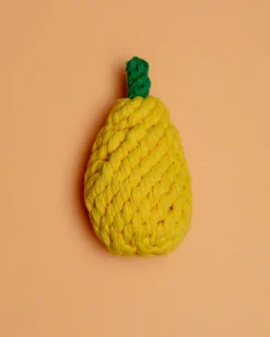 KNOTTY PAWS Eco-Friendly Pear Rope Dog Toy