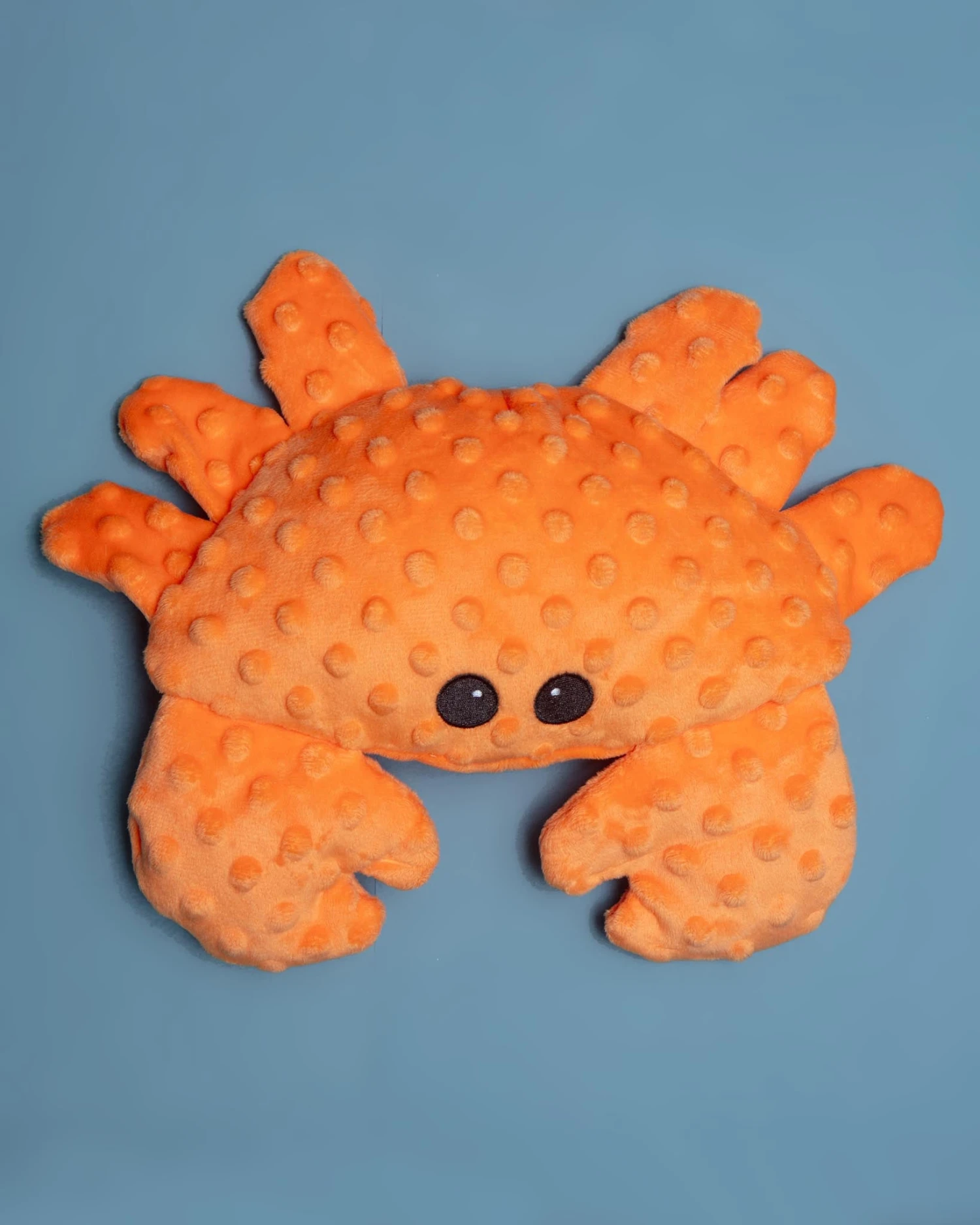 PET LOU Dotty The Crab Squeaky Plush Dog Toy