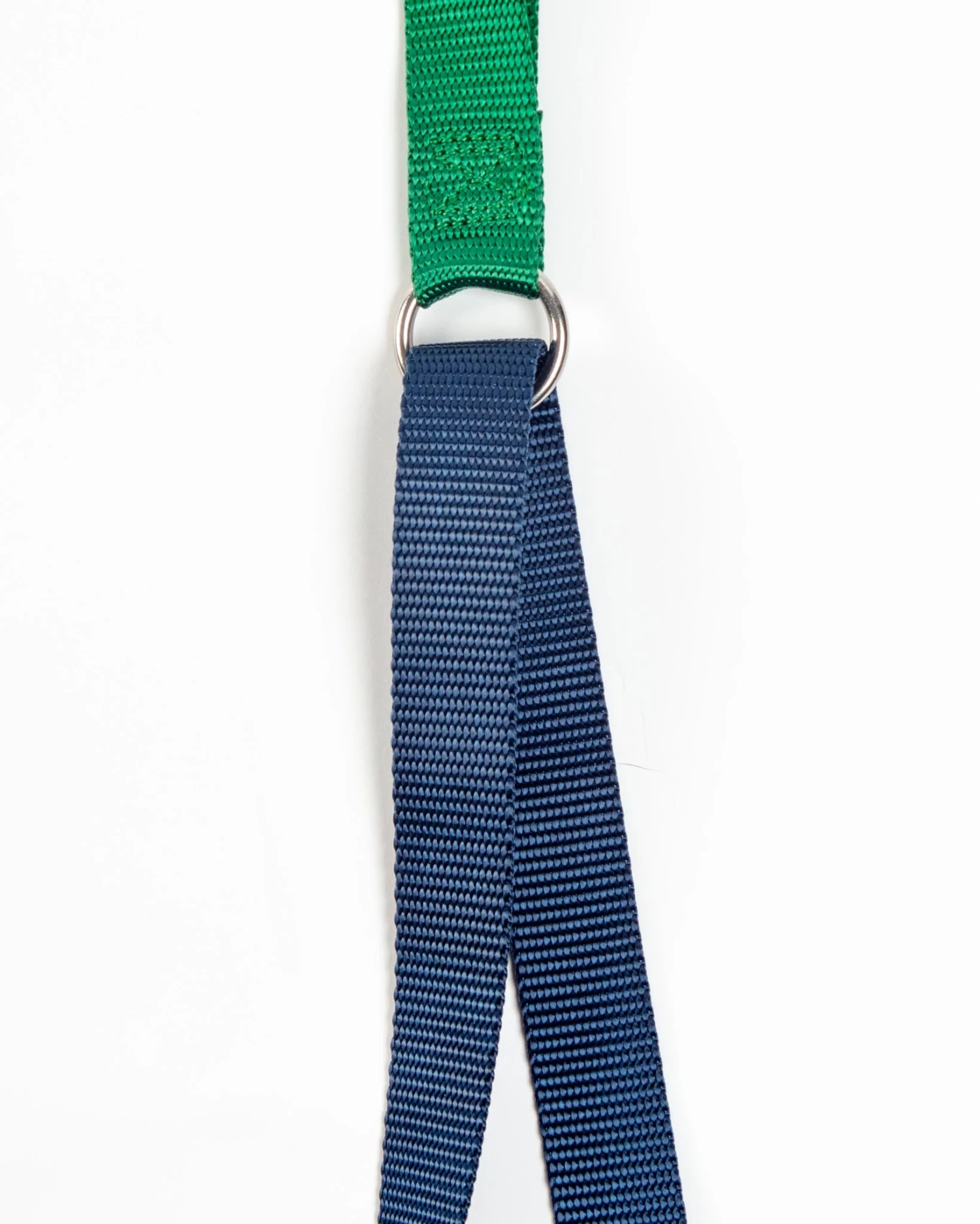 2 HOUNDS For DOG & CO. (Exclusive) Double Clip Training Leash In Hunter Green + Navy (Made In The USA) - Image 2