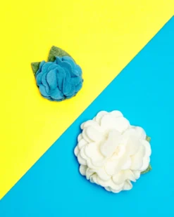 MIMI GREEN Dog Collar Hydrangea Flower (Made In The USA)