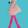 PET LOU Franny Flamingo Plush Squeaky Toy (26")