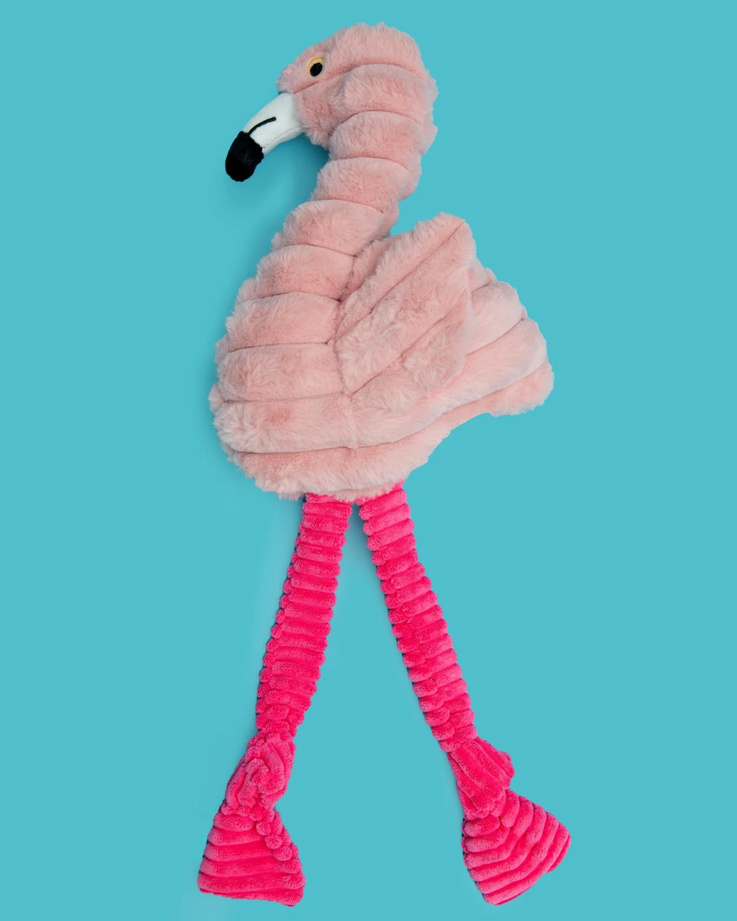 PET LOU Franny Flamingo Plush Squeaky Toy (26")