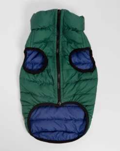 AIRYVEST For DOG & CO. Reversible AiryVest In Evergreen + True Blue (DOG & CO. Exclusive)