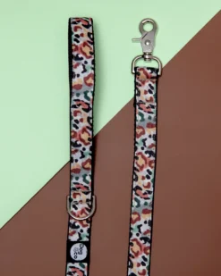 DOG & CO. COLLECTION Camo Leopard Dog Leash (Made In NYC)