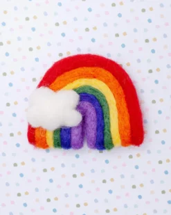 MIMI GREEN Rainbow Dog Collar Accessory (Made In The USA)