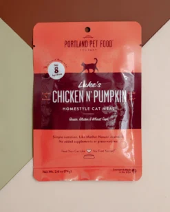 PORTLAND PET FOOD COMPANY Luke's Chicken N' Pumpkin Cat Meal Pouch