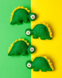 WARE OF THE DOG Wool Dinosaur Cat Toy