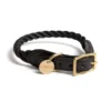FOUND MY ANIMAL Rope Dog Collar In Black (Made In The USA)