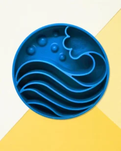 SODA PUP Wave Slow Feeder Dog Bowl (Made In The USA)