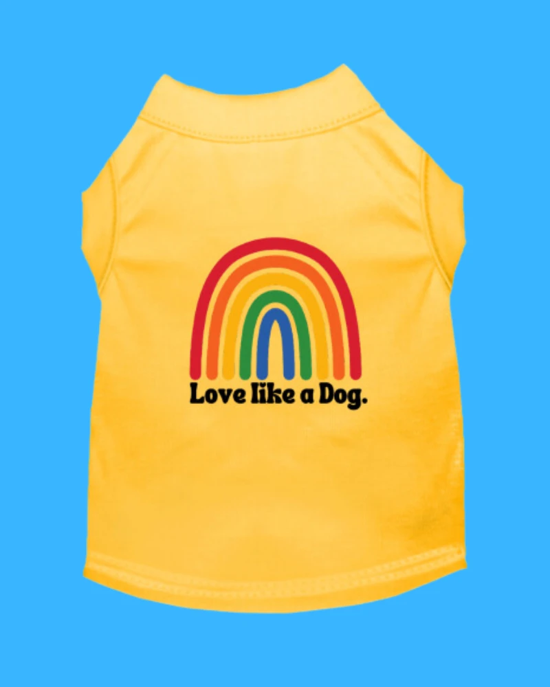 DOG & CO. Love Like A Dog Rainbow Tank Top (CLEARANCE) - Image 4