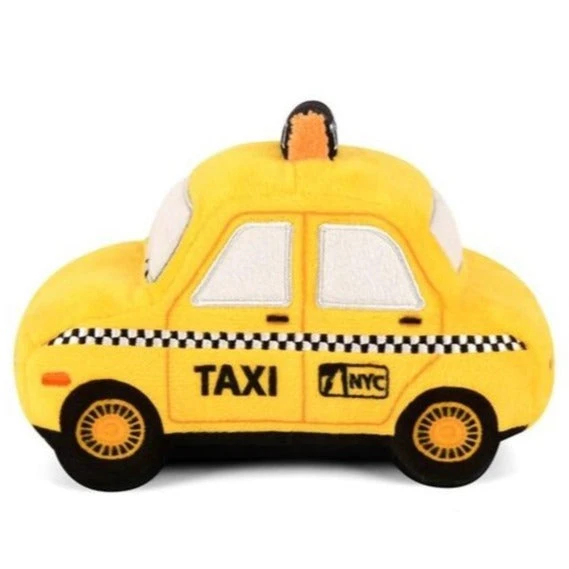 P.L.A.Y. Canine Commute Taxi Plush Crinkle + Squeaky Dog Toy - Image 5