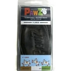 PAWZ Natural Rubber Dog Boots In Black - Image 4