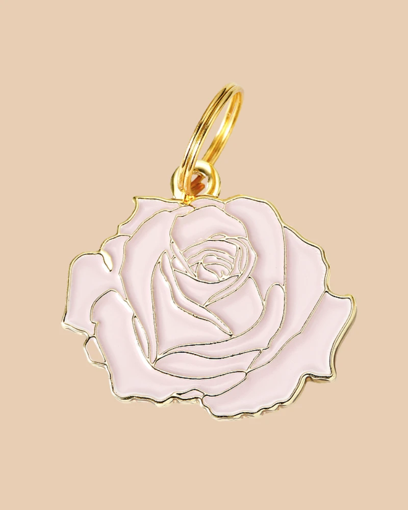TWO TAILS PET COMPANY Rose Pet ID Tag (Custom/Drop-Ship)