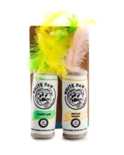 HAUTE DIGGITY DOG White Paw Catnip Toys (2-Pack)