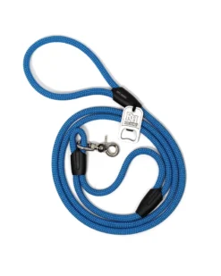 ROPE HOUNDS Urban Handle Dog Leash In Blue (Made In The USA)