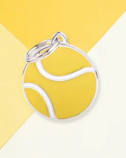 MY FAMILY Tennis Baller Custom Pet ID Tag