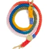 FOUND MY ANIMAL Adjustable Rope Dog Lead In Henri Ombre (Made In The USA)