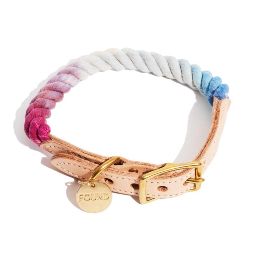 FOUND MY ANIMAL Rope Dog Collar In Mood Ring (FINAL SALE) - Image 2
