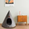 NOOEE PET Molly Soft Grey Dog Cave (X-Large)