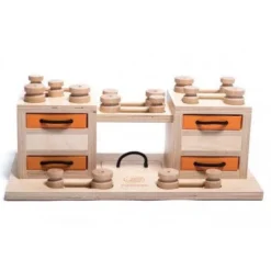 MY INTELLIGENT PETS Two Towers Dog Treat Puzzle Game